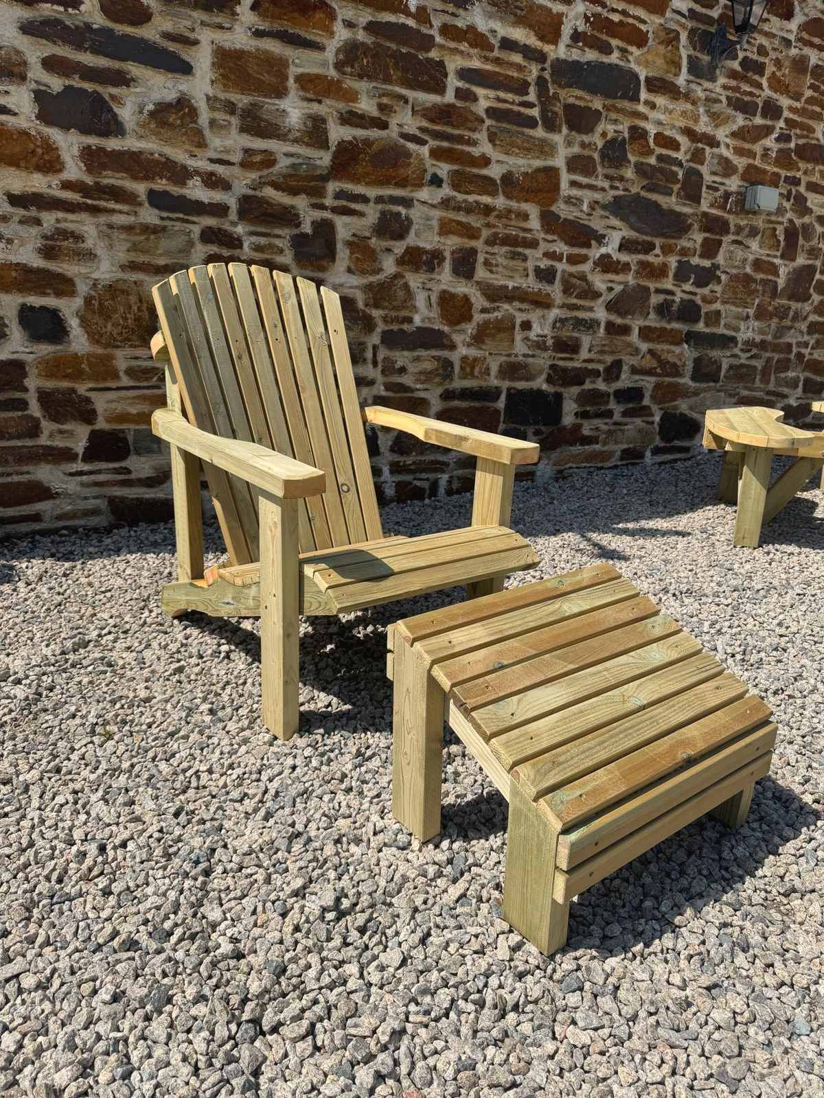 Adirondack Castle Chair in heavy tanalised timber